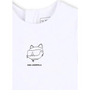 Karl Lagerfeld разкроена рокля от памук (Z31289.86.108)