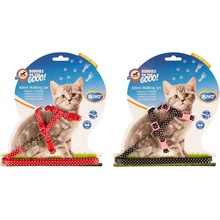 Duvo+ Postroj a vodítko kitten s puntíky 15 - 25 cm 8 mm - 125 cm
