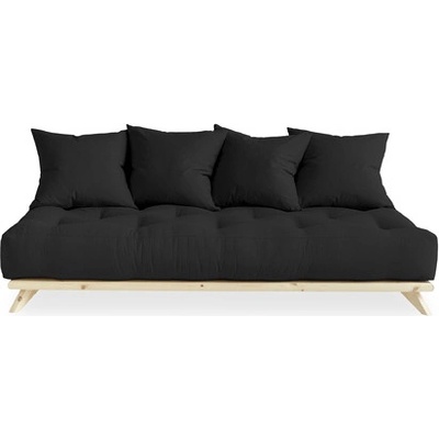 Sofa Senza by Karup 90*200 cm natural + futon dark grey 734