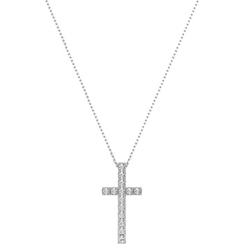 Cara Diamanti Дамско колие от бяло злато с диаманти Cara Diamanti K104-10028W (K104-10028W)