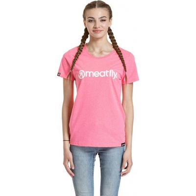Meatfly Ladies MF Logo Neon Pink