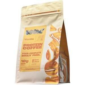 BOOM! Protein Coffee | 100% Arabica with Herbs, Vitamins & Minerals [330 грама] Ванилия