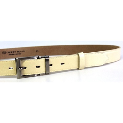 Penny Belts pánský kožený opasek 30-020-4-02 béžový