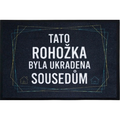 Mercury Flooring Tato rohožka byla ukradena sousedům černá 40x60 cm