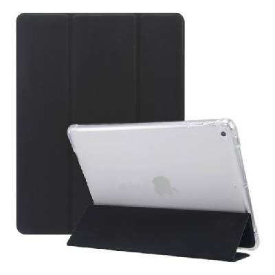 Смарт калъф със стойка и място за Apple Pencil за iPad 9, 7" (2017/2018) / Air 1 / 2 / Pro 9, 7" - черен (31919)