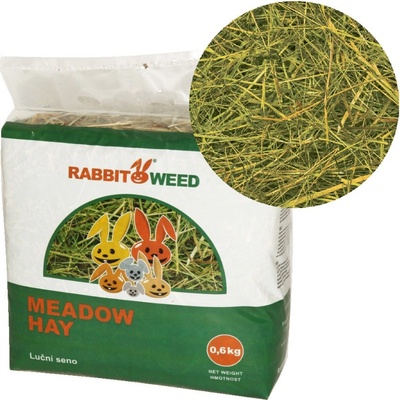 RabbitWeed Seno lúčna 0,6 kg 1,9 l
