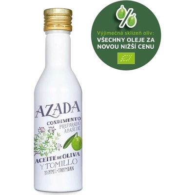 AZADA BIO Extra Panenský Olivový olej & tymián 225 ml
