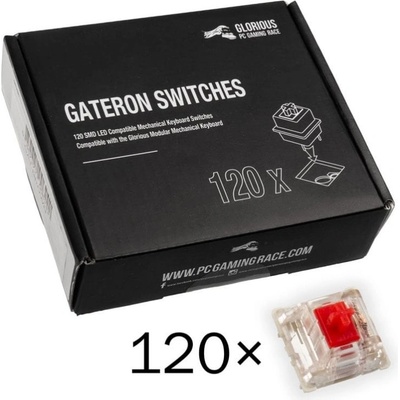 Glorious Gateron Red Switches 120 ks – Zboží Živě