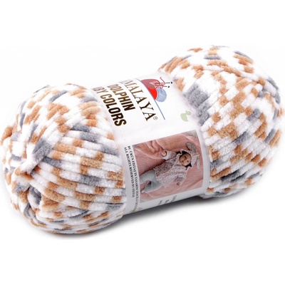 Stoklasa Pletací žinylková příze Dolphin Baby Colors 100 g Balení: 1 ks, Varianta: 11 (80416) hnědá světlá 11 (80416) hnědá světlá