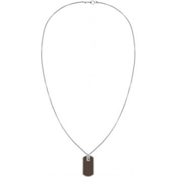 Tommy Hilfiger Štýlový oceľový náhrdelník s vojenskou známkou 2790431