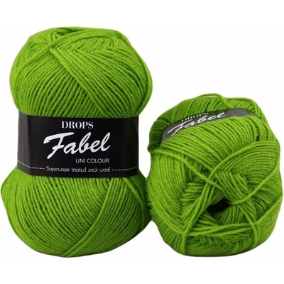 Drops Fabel UNI 112 zelené jablko