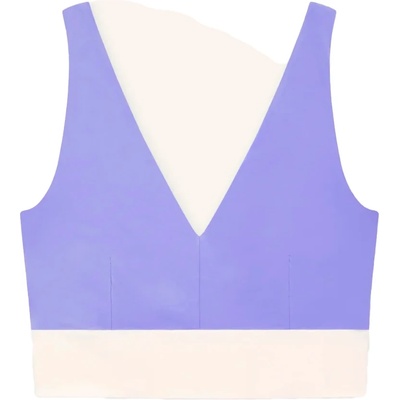MYMARINI Дамско бикини горнище MYMARINI Women's Yoga Top Bikini top - Chocolate / Lilac - размер XL (150-5693-0514)