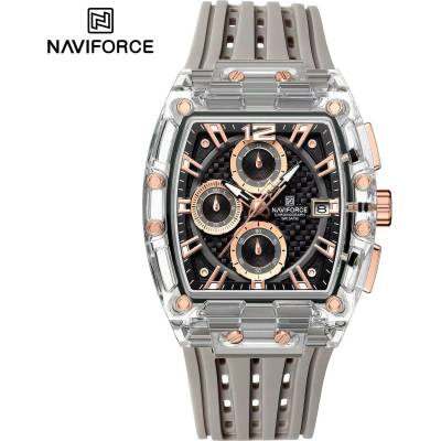 Naviforce Часовници naviforce si-38623 - Сив / Кафяв kp38623 (si-38623)