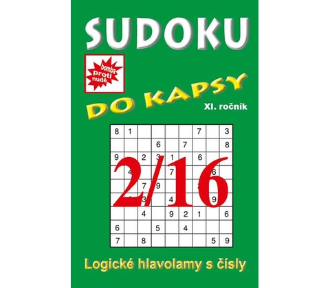 Sudoku do kapsy 2/2016 zelená