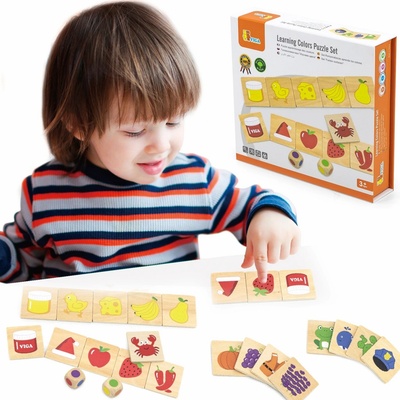 Viga puzzle barvy 24 dílků – Zboží Dáma