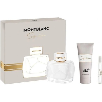 Montblanc Signature, SET: EDP 90 ml + EDP 7,5ml + Telové mlieko 100 ml pre ženy