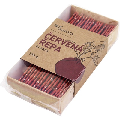 Danvita Pšeničný křehký chléb s červenou řepou 130 g – Zboží Dáma