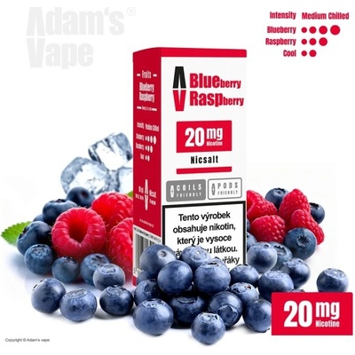 Adams Vape Salt Blueberry Raspberry 10 ml 20 mg