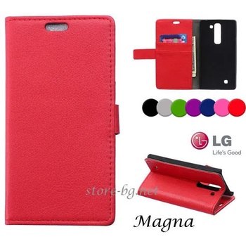 Image 1 of LG Magna Magnetic Wallet Кожен Калъф и Стилус