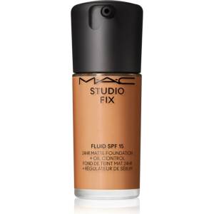 MAC Cosmetics Studio Fix Fluid SPF 15 24HR Matte Foundation + Oil Control матиращ фон дьо тен SPF 15 цвят NC45 30ml