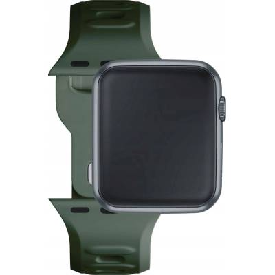 3MK Силиконова каишка за Apple Watch 38/40/41 мм, тъмно зелена (5903108565592) (5903108565592)