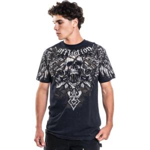 AFFLICTION мъжка тениска affliction - immortal scream - a28667-bklv