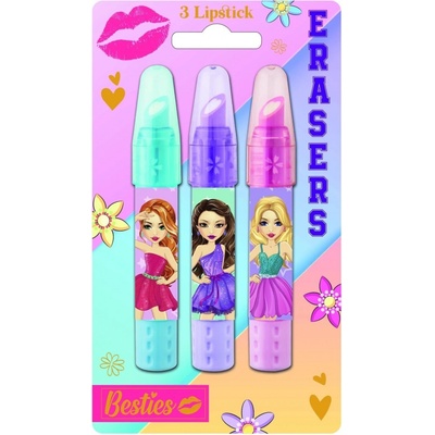 Besties guma vysúvacia s dizajnom lesku na pery 3kusy
