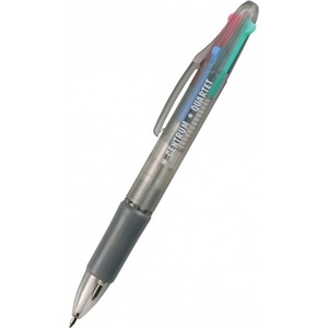 Centrum Химикалка Centrum Quartet, различни цветове на писане, 0.7 mm, прозрачна, цената е за 1бр. (продава се в опаковка от 60бр. ) (OK4214)