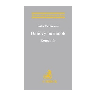 Daňový poriadok - Soňa Kubincová