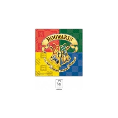 Procos papírové ubrousky Harry Potter Hogwarts Houses 33x33cm 20ks – Zboží Mobilmania