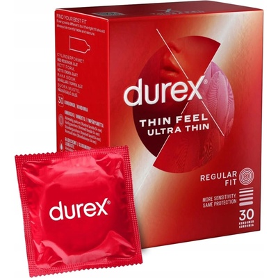 Durex Feel Ultra Thin Supertenké Sensi-fit 30 ks