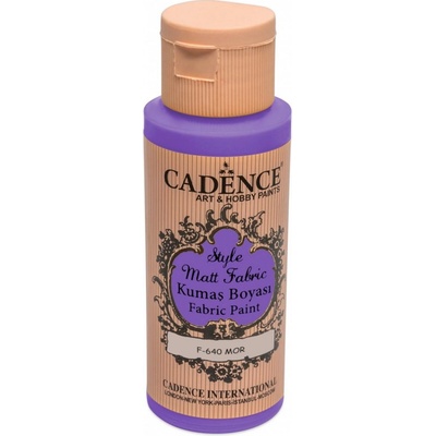 Farba na textil CADENCE STYLE MATT FABRIC 59 ml matná fialová