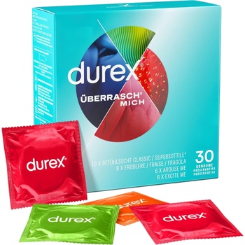 Durex - Пакет ароматизирани презервативи (30 бр. )