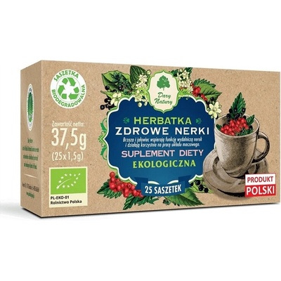 Dary Natury Билков БИО Чай за здрави бъбреци, 25 филтърни пакетчета х 1.5 g | Dary Natury (618306 DN)