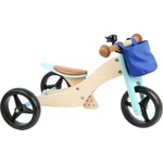 Legler Small Foot Дървено балансиращо колело Trike 2в1 тюркоазено (LE11610)