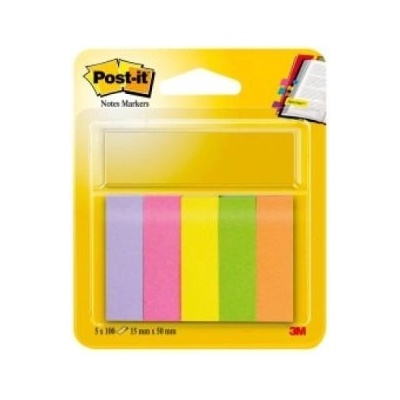 3M Záložky Post-it papierové 15x50mm