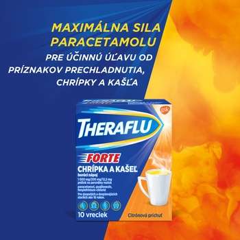 Theraflu Forte 1000 mg/200 mg/12,2 mg prášok na perorálny roztok plo.por.10