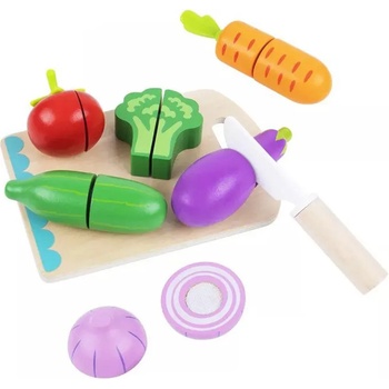 Tooky Toy Игрален комплект Tooky Toy - Зеленчуци за рязане (TK112)