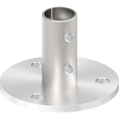 Feldmann 50108-240 - nerezová kotviaca príruba pre rúrku pr. 33,7 mm, vrchná i bočná, upínacia, pre nerezové zábradlie