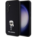 KARL LAGERFELD Протектор за Samsung Galaxy S23 FE - Karl Lagerfeld Silicone (KLHCHCS23FEMHKHKNPK) - Ikonik Metal Pin