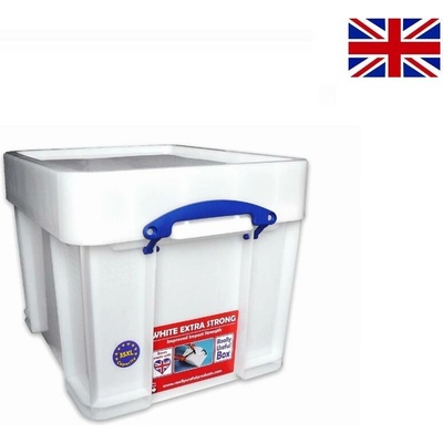 REALLY USEFUL box 35L XL bílá vhodné na uložení LP desek