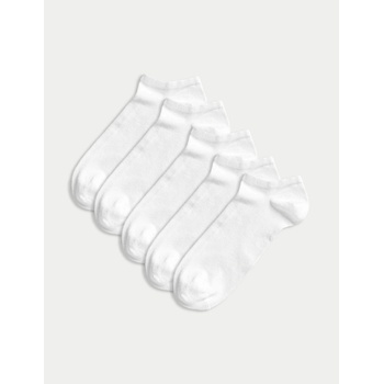 Marks & Spencer 5 чифта ниски чорапи Sumptuously Soft Marks & Spencer бяла Marks & Spencer | Byal | ЖЕНИ | 3-5