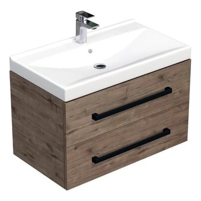 SAT Skříňka s umyvadlem Cube Way dub wellington mat CUBE46C602DWVER