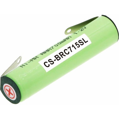 Baterie pro Philips Norelco QC5055, Braun FreeControl 1715, 700mAh, Ni-MH, 1.2V, 4HGAE-LFU, HQ