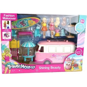 Man Yuk Toys Игрови комплект кемпер с кукли за преобличане (sg-29080)