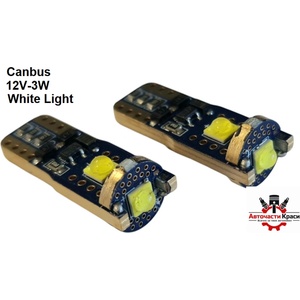  Крушки -Led- T10 12V-3W 2бр. к-т -9982 ('264426)