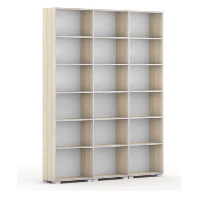 B2B Partner Silver Line dub přírodní 3 sloupce 2230x1800x400 mm