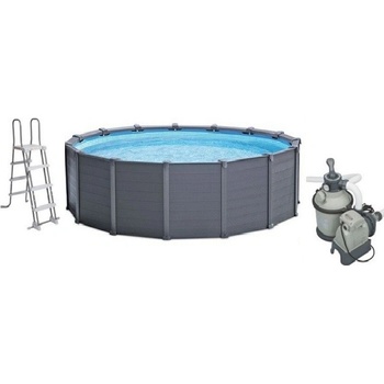 Intex Graphite Panel Pool Set 478 x 124 cm 28382GN
