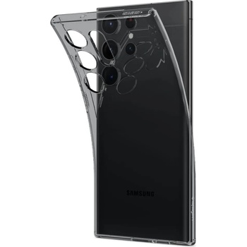 Spigen Силиконов Калъф за SAMSUNG S23 Ultra, SPIGEN Liquid Space Crystal Case, Черен (ACS05611)