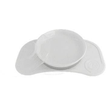 Мини подложка + чиния Twistshake White (7350083124432)